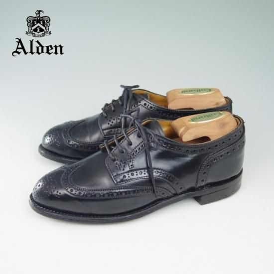 Alden コードバン　US9.5C フルブローグ Alden コードバン US9.5C フルブローグ