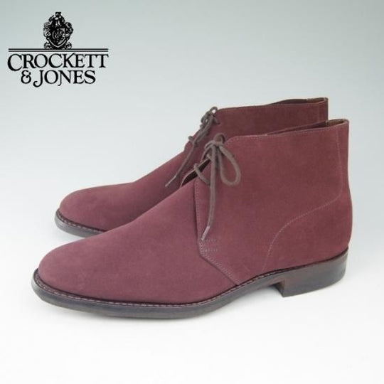 新品★クロケット&ジョーンズ 7E【★チャッカ/ブーツ/CHUKKA/スエード】Crockett＆Jones★a611