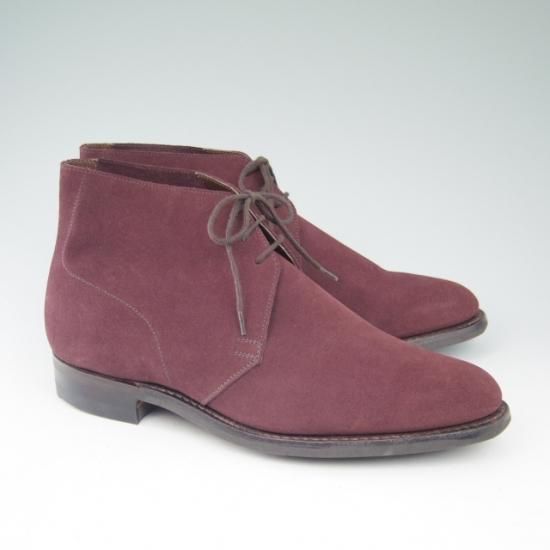 新品★クロケット&ジョーンズ 7E【★チャッカ/ブーツ/CHUKKA/スエード】Crockett＆Jones★a611