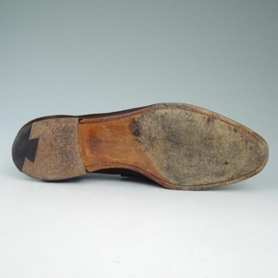 極上★クロケット&ジョーンズ 8E【★コインローファー/スエード/Trading Post別注】Crockett＆Jones★a612