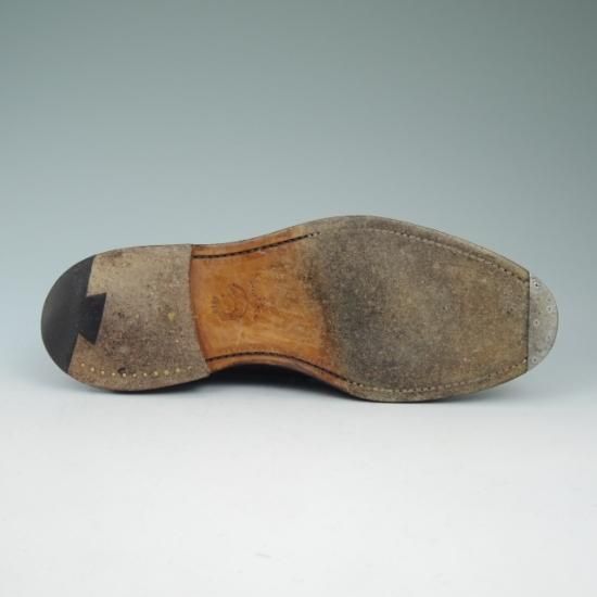 美品★クロケット&ジョーンズ UK7/US7.5D【★ブルックスブラザーズ別注/ブラックフリース】Crockett＆Jones★a613