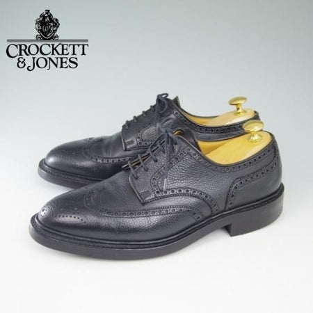 極美品★クロケット&ジョーンズ UK6.5【★325ラスト/カントリー/フルブローグ/(英)CORDINGS別注】Crockett＆Jones★a614