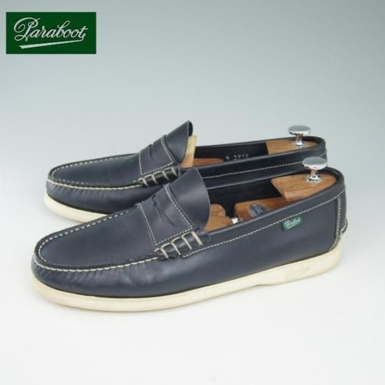 極上★パラブーツ 8【★コインローファー/CORAUX】Paraboot★a616