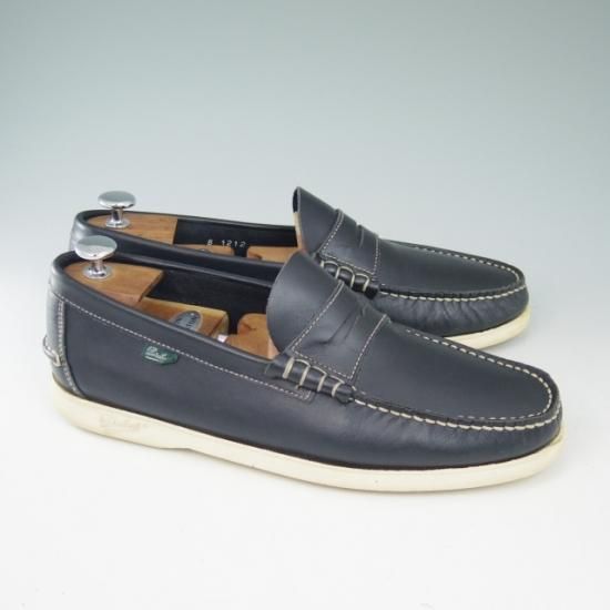 極上★パラブーツ 8【★コインローファー/CORAUX】Paraboot★a616