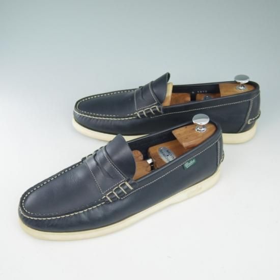 極上★パラブーツ 8【★コインローファー/CORAUX】Paraboot★a616