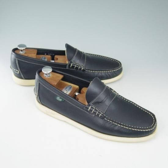 極上★パラブーツ 8【★コインローファー/CORAUX】Paraboot★a616