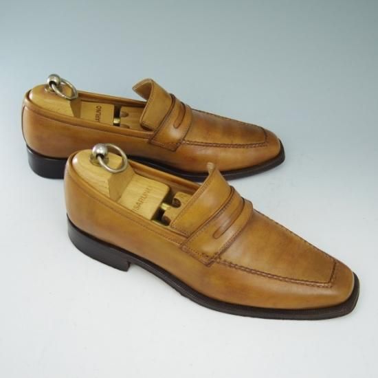 極上★(伊)ストール・マンテラッシ 38【定価10万以上★/コインローファー】SUTOR MANTELLASSI★a623