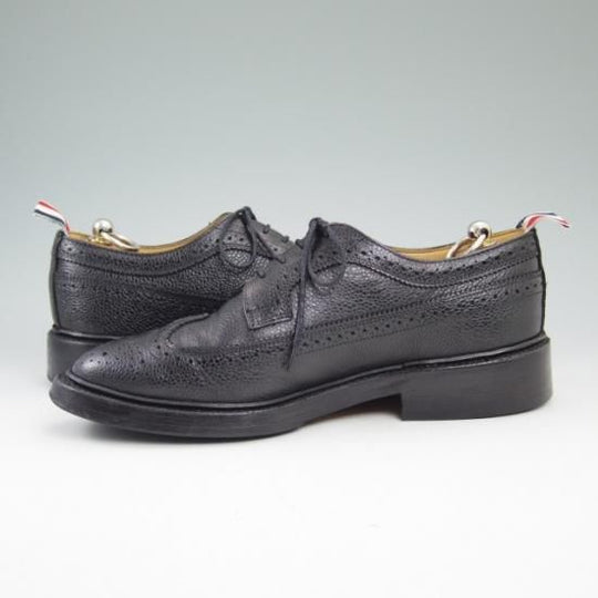 極上★トムブラウン UK7/US8【★ロングウイング/THOM BROWNE別注】シューズ靴/サンダース製/SANDERS★a628