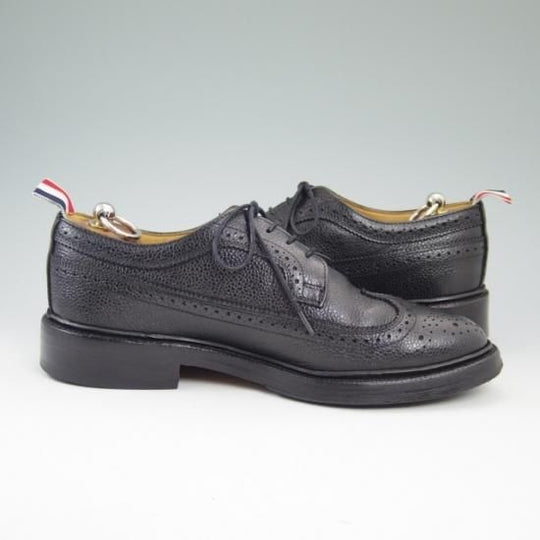 極上★トムブラウン UK7/US8【★ロングウイング/THOM BROWNE別注】シューズ靴/サンダース製/SANDERS★a628