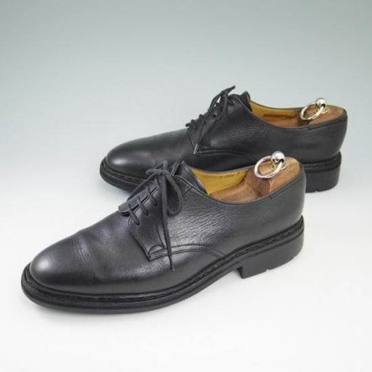 極上★ジョンロブ UK【★オスロー/OSLO】プレーントゥ/シボ革/アシュビーソール/黒/JOHN LOBB★a632