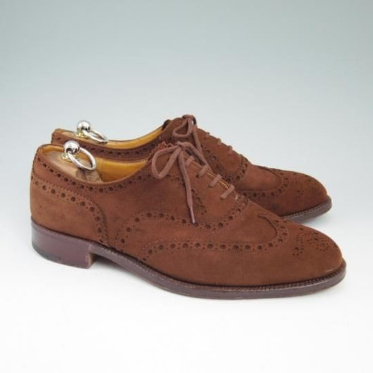 極上★チャーチ 70F【★73ラスト/超希少!!アンテロープ革/REAL CAPE BUCK/Buck V/フルブローグ】Church's★a634