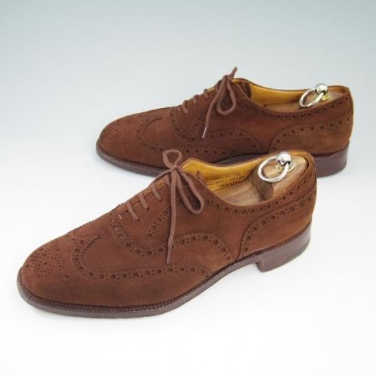 極上★チャーチ 70F【★73ラスト/超希少!!アンテロープ革/REAL CAPE BUCK/Buck V/フルブローグ】Church's★a634