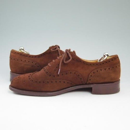 極上★チャーチ 70F【★73ラスト/超希少!!アンテロープ革/REAL CAPE BUCK/Buck V/フルブローグ】Church's★a634