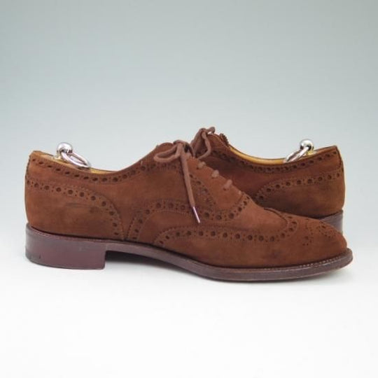 極上★チャーチ 70F【★73ラスト/超希少!!アンテロープ革/REAL CAPE BUCK/Buck V/フルブローグ】Church's★a634