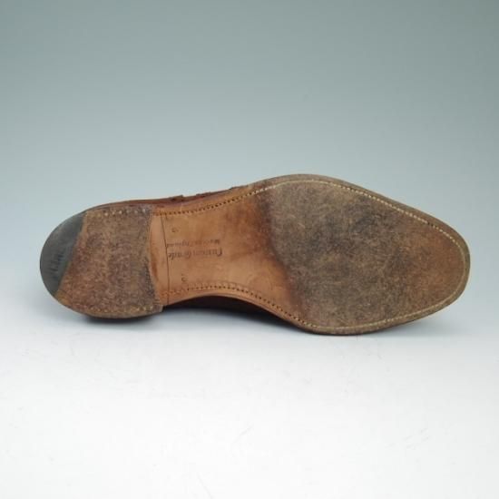 極上★チャーチ 70F【★73ラスト/超希少!!アンテロープ革/REAL CAPE BUCK/Buck V/フルブローグ】Church's★a634