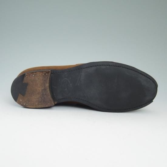 極上★チャーチ 100F/UK10【★106ラスト/コインローファー/スエード】Church's★a635