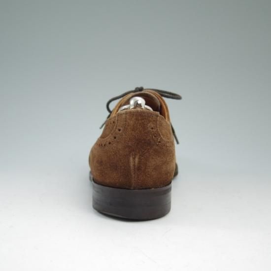 トリッカーズ Tricker's スエード セミブローグ 26cm UK7H 極上☆トリッカーズ UK7【☆スエード/セミブローグ/ダイナイトソール