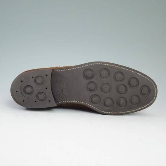 トリッカーズ Tricker's スエード セミブローグ 26cm UK7H 極上☆トリッカーズ UK7【☆スエード/セミブローグ/ダイナイトソール