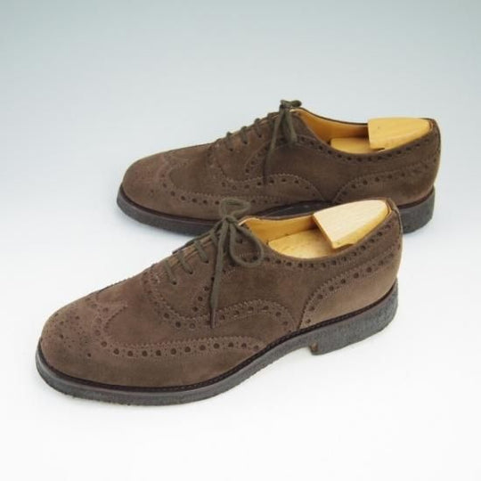 美品★定価8.8万/チャーチ 60F【★81ラスト/3都市/fairfield/フェアフィールド/フルブローグ/スエード】Church's★a641