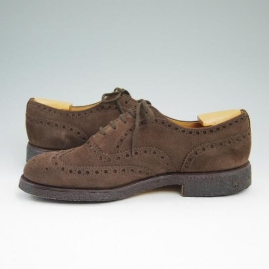 美品★定価8.8万/チャーチ 60F【★81ラスト/3都市/fairfield/フェアフィールド/フルブローグ/スエード】Church's★a641