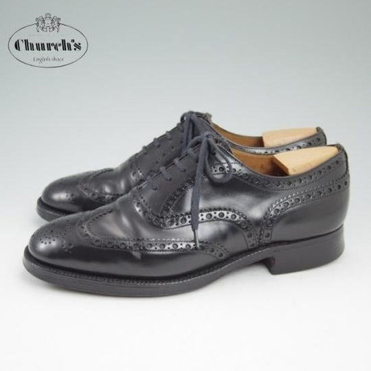 ★チャーチ 55F【★81ラスト/BURWOOD/バーウッド/3都市/ブックバインダーカーフ/フルブローグ】Church's★a642