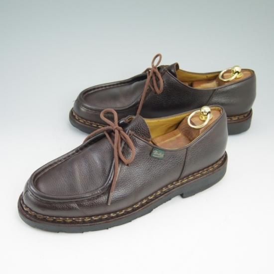 極上★パラブーツ 42【★グレインレザー仕様/ミカエル/MICHAEL/チロリアンシューズ】Paraboot★a647