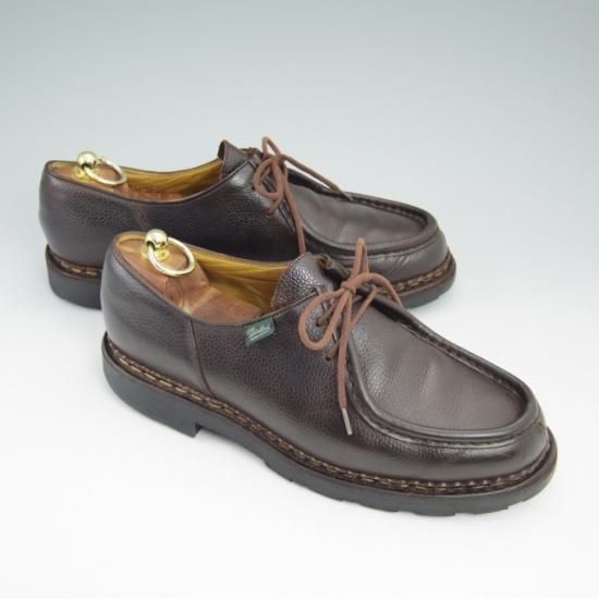 極上★パラブーツ 42【★グレインレザー仕様/ミカエル/MICHAEL/チロリアンシューズ】Paraboot★a647