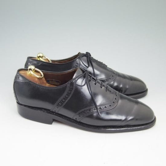 極上★(米)アレンエドモンズ 7EE【定価10万円以上★コードバン仕様/サドルシューズ】黒/メンズ/ALLEN EDMONDS★a648