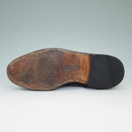 極上★(米)アレンエドモンズ 7EE【定価10万円以上★コードバン仕様/サドルシューズ】黒/メンズ/ALLEN EDMONDS★a648