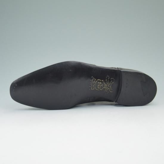 新品★バーカーブラック UK8【定13万★ARCHDALE WINGTIP】ウイングチップ/フルブローグ/BARKER BLACK★a674