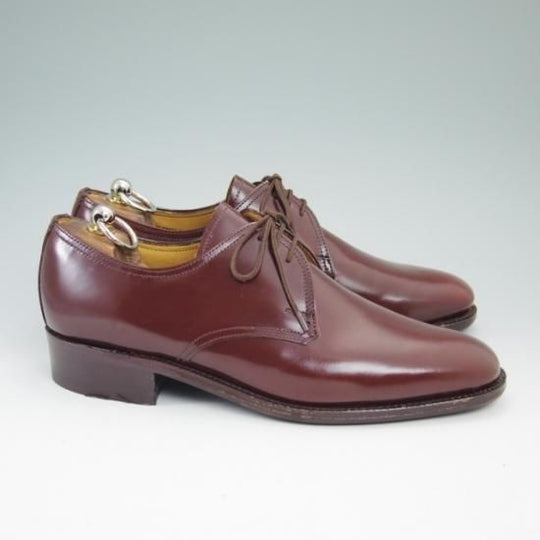 新品★サンダース UK7【★5116T/ガラス張りレザー】プレーントゥ/SANDERS★a675