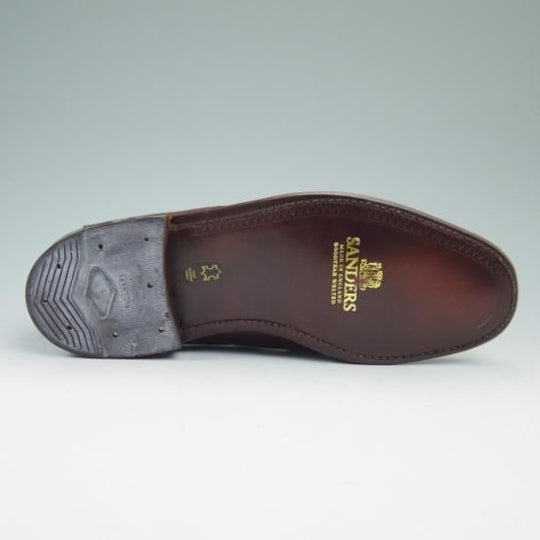 新品★サンダース UK7【★5116T/ガラス張りレザー】プレーントゥ/SANDERS★a675