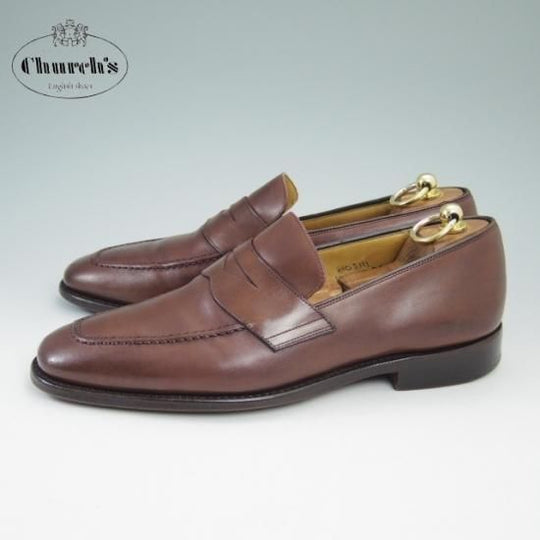 極上★チャーチ 80F/UK8【★111ラスト/HERTFORD/ハートフォード/コインローファー】Church's★a678