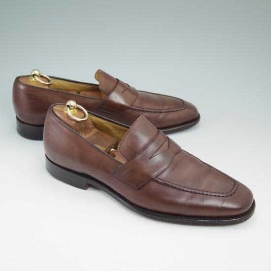 極上★チャーチ 80F/UK8【★111ラスト/HERTFORD/ハートフォード/コインローファー】Church's★a678