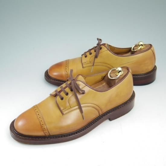 美品 Tricker's M6361 キャップトゥブーツ US8.5トリッカーズ 極上☆トリッカーズ SIZE 8.5【☆カントリーシューズ/短靴/パンチド