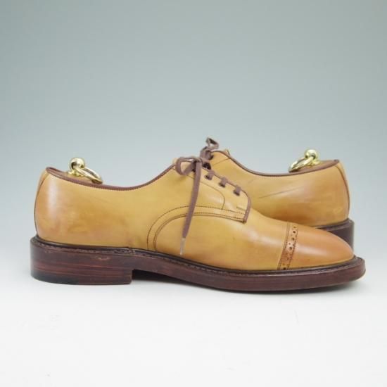 極上★トリッカーズ SIZE 8.5【★カントリーシューズ/短靴/パンチドキャップトゥ】Tricker's★a680