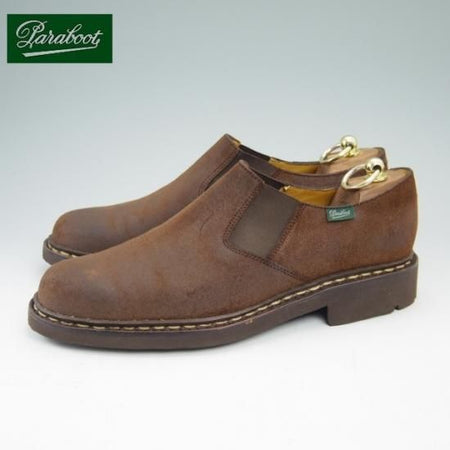 ほぼ試着程度★パラブーツ SIZE 7.5【★PHOTON/フォトン/TEXソール/オイルドスエード/スリッポン/サイドゴアシューズ】Paraboots★a683