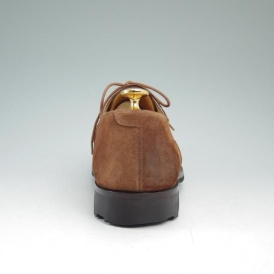 極美品★グレンソン 6.5F【★リッジウェイソール】スエード/プレーントゥ/GRENSON★a684