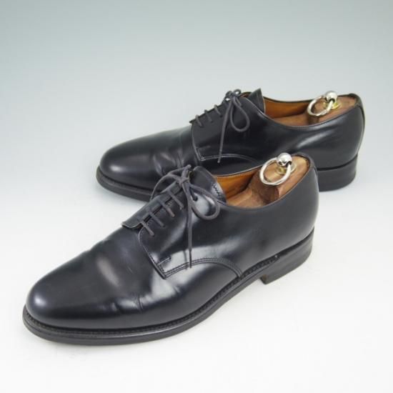 極上★アルフレッドサージェント 8【★プレーントゥ/ガラス張りレザー】Alfred Sargent★a687