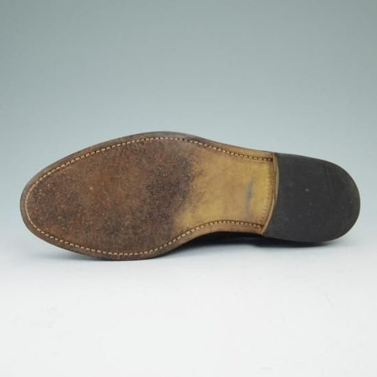 極上★アルフレッドサージェント 8【★プレーントゥ/ガラス張りレザー】Alfred Sargent★a687