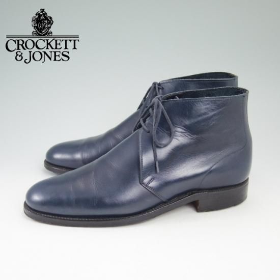 美品★クロケット＆ジョーンズ 6.5E【★チャッカブーツ/Poulsen Skone/ポールセンスコーン別注】Crockett＆Jones★a691