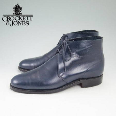 美品★クロケット＆ジョーンズ 6.5E【★チャッカブーツ/Poulsen Skone/ポールセンスコーン別注】Crockett＆Jones★a691