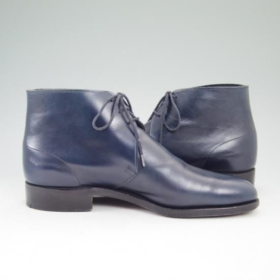 美品★クロケット＆ジョーンズ 6.5E【★チャッカブーツ/Poulsen Skone/ポールセンスコーン別注】Crockett＆Jones★a691