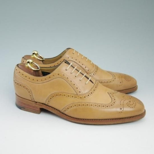 美品★バーカー UK8【★(英)へリング別注/Herring Shoes】フルブローグ/CARNABY/BARKER★a694