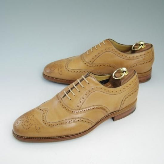 美品★バーカー UK8【★(英)へリング別注/Herring Shoes】フルブローグ/CARNABY/BARKER★a694