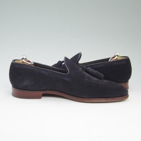 極上★クロケット＆ジョーンズ 7E【★341ラスト/GUERNSEY/タッセルローファー/スエード】Crockett＆Jones★a697