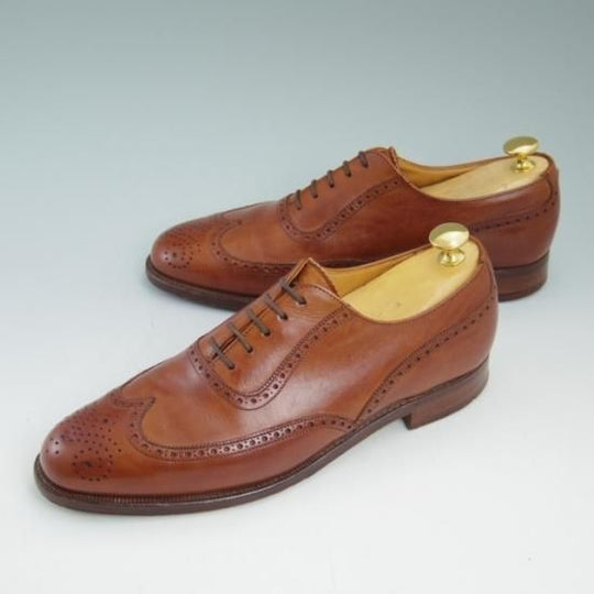 極上★クロケット＆ジョーンズ UK7/US7.5D【★ラルフローレン別注/RalphLauren/フルブローグ】Crockett＆Jones★a698