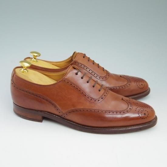 極上★クロケット＆ジョーンズ UK7/US7.5D【★ラルフローレン別注/RalphLauren/フルブローグ】Crockett＆Jones★a698