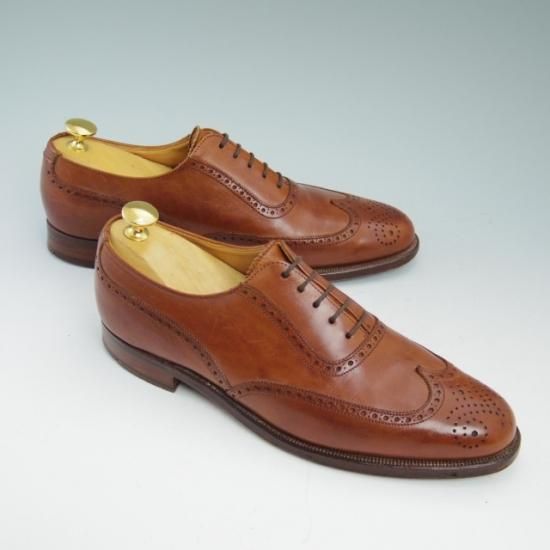 極上★クロケット＆ジョーンズ UK7/US7.5D【★ラルフローレン別注/RalphLauren/フルブローグ】Crockett＆Jones★a698