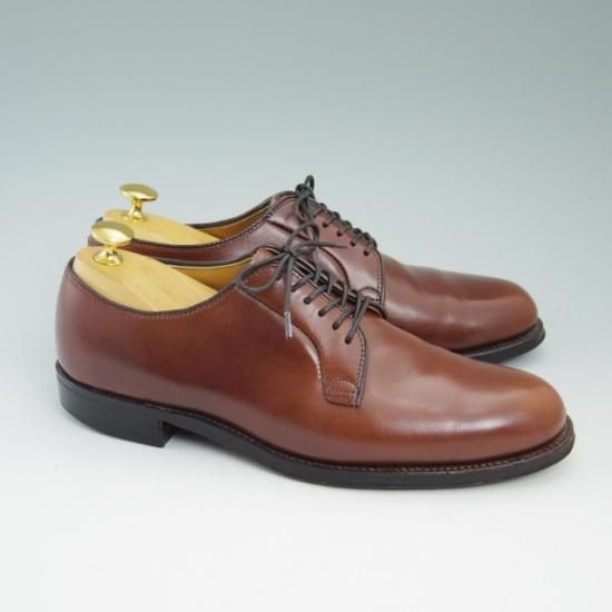美品★オールデン 7D【★超希少!!トゥルーフレアラスト/665/プレーントゥ/(米)MOULDED SHOE別注】Alden★a699